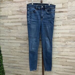 American Eagle Women's Blue Denim Jeans